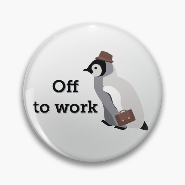 Item preview, Off to work cute baby penguin designed and sold by Perynal.
