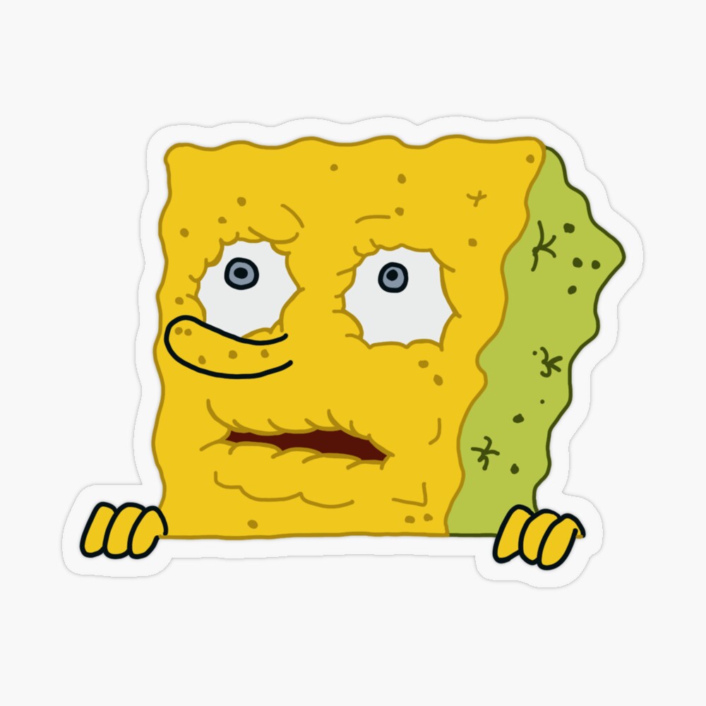 Sad Spongebob Stickers for Sale