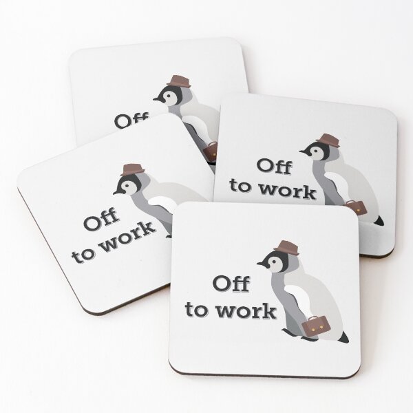 Item preview, Off to work cute baby penguin designed and sold by Perynal.