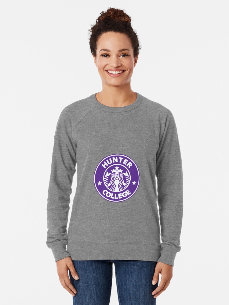 "Hunter College Coffee" Lightweight Sweatshirt for Sale by emroba