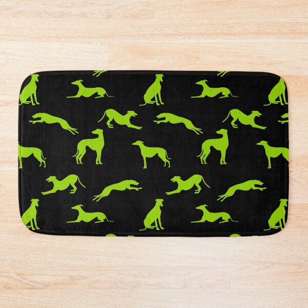 Item preview, Greyhound Silhouettes 93D300 on black designed and sold by GreytGraphicals.
