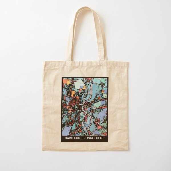 Hartford, CT Cotton Tote Bag