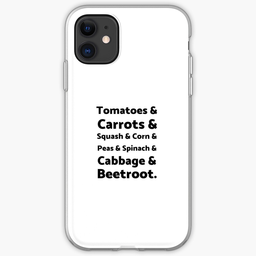 List of Vegetables iPhone Case & Cover