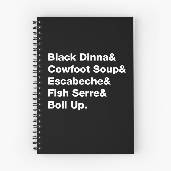 Item preview,  Belizean Authentic Dishes List - White Text designed and sold by RaquelsRoom.
