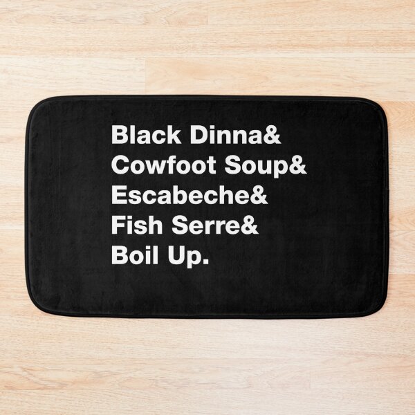 Item preview,  Belizean Authentic Dishes List - White Text designed and sold by RaquelsRoom.