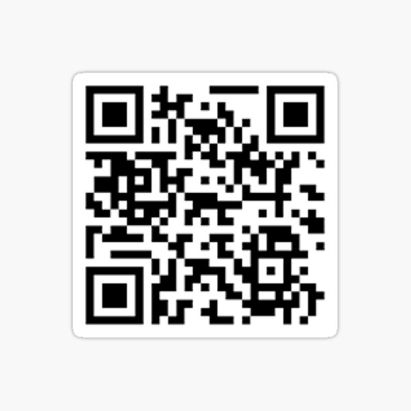 What are you doing in my Swamp QR Code Sticker