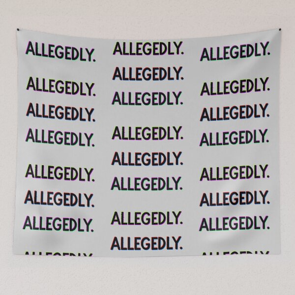 Item preview, Allegedly. designed and sold by tinyteacups.