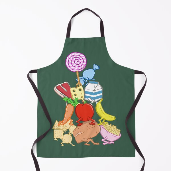 Item preview, Cartoon food pyramid designed and sold by piedaydesigns.