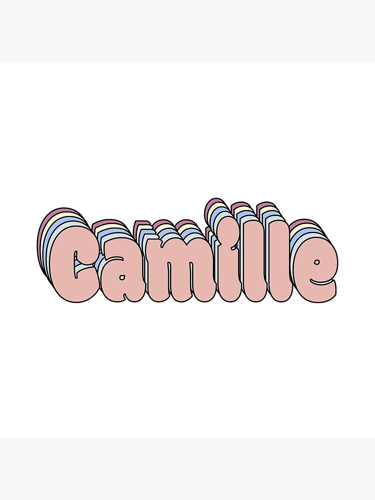 Camille, Name Art Print