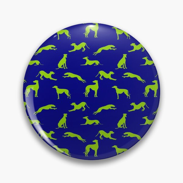 Item preview, Greyhound Silhouettes 93D300 on blue designed and sold by GreytGraphicals.
