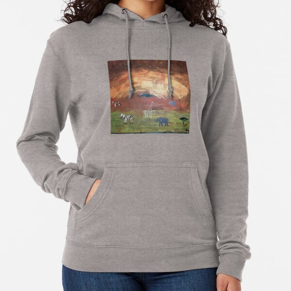 Safari Sunset Lightweight Hoodie