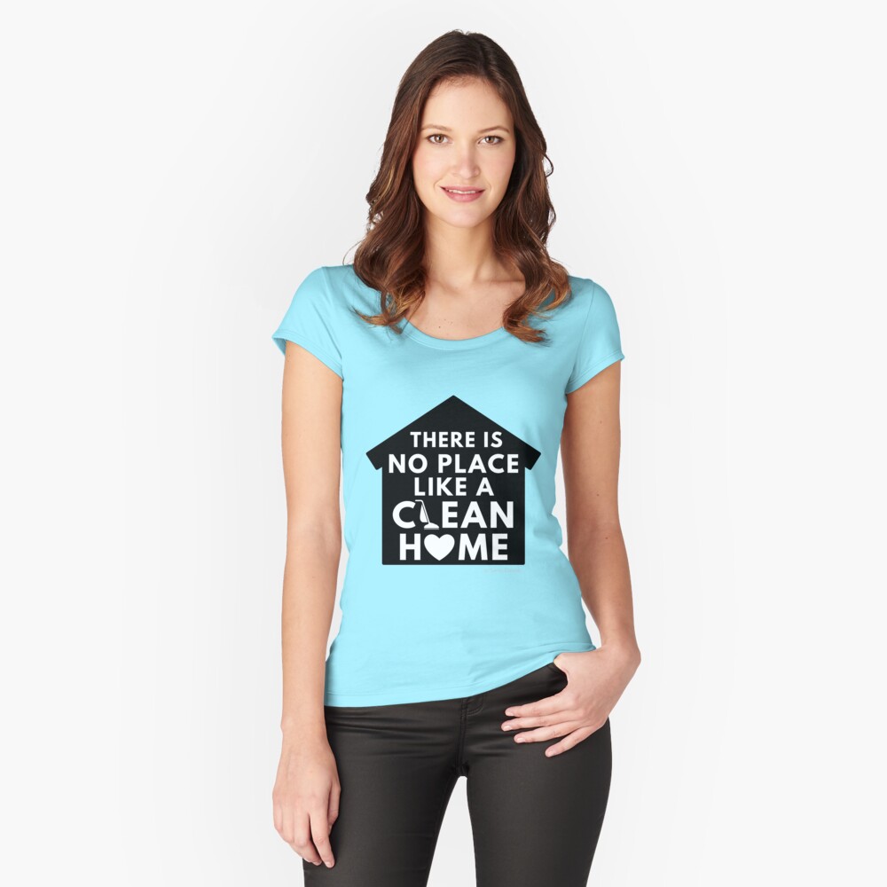 Item preview, Fitted Scoop T-Shirt designed and sold by SavvyCleaner.