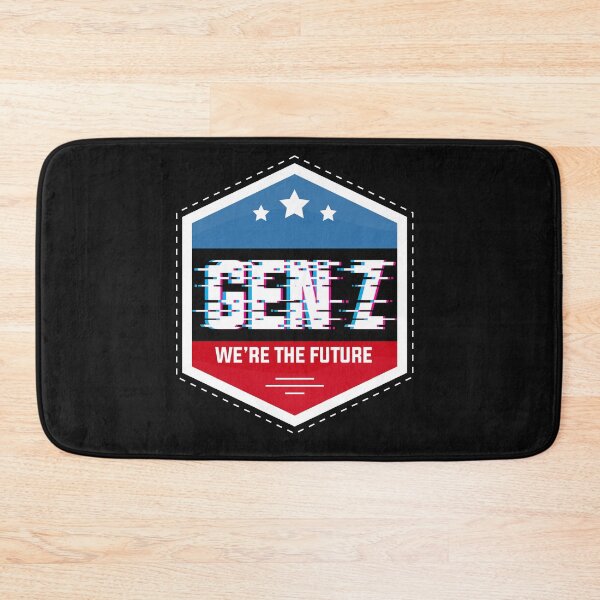 Item preview, Gen Z Flag glitch logo designed and sold by DzineMon.