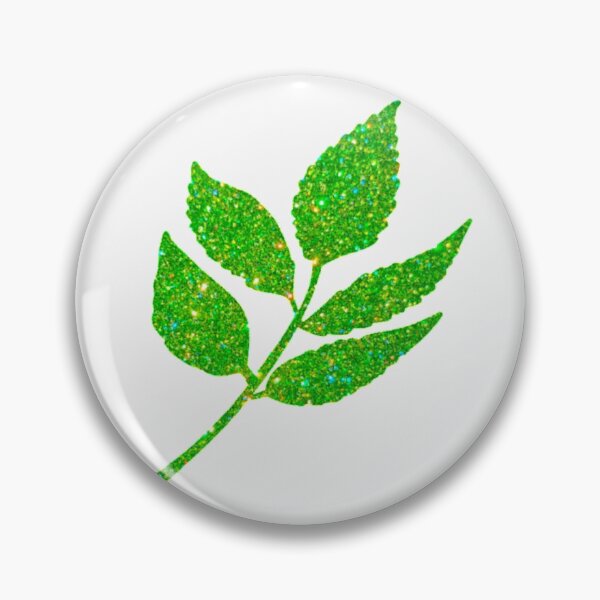Item preview, Y2K GLITTER LEAF designed and sold by Glossypop.