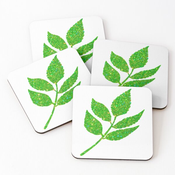 Item preview, Y2K GLITTER LEAF designed and sold by Glossypop.