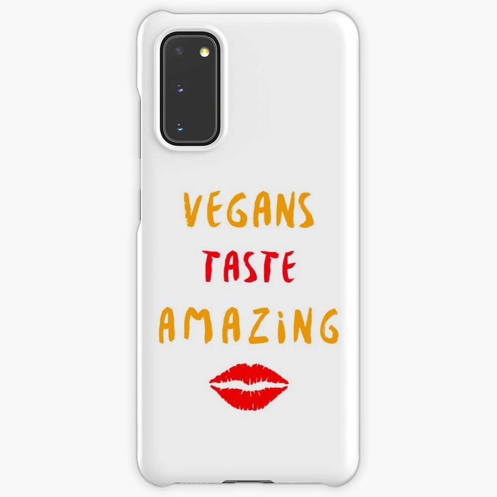 Vegans Taste Amazing with Lips Case & Skin for Samsung Galaxy