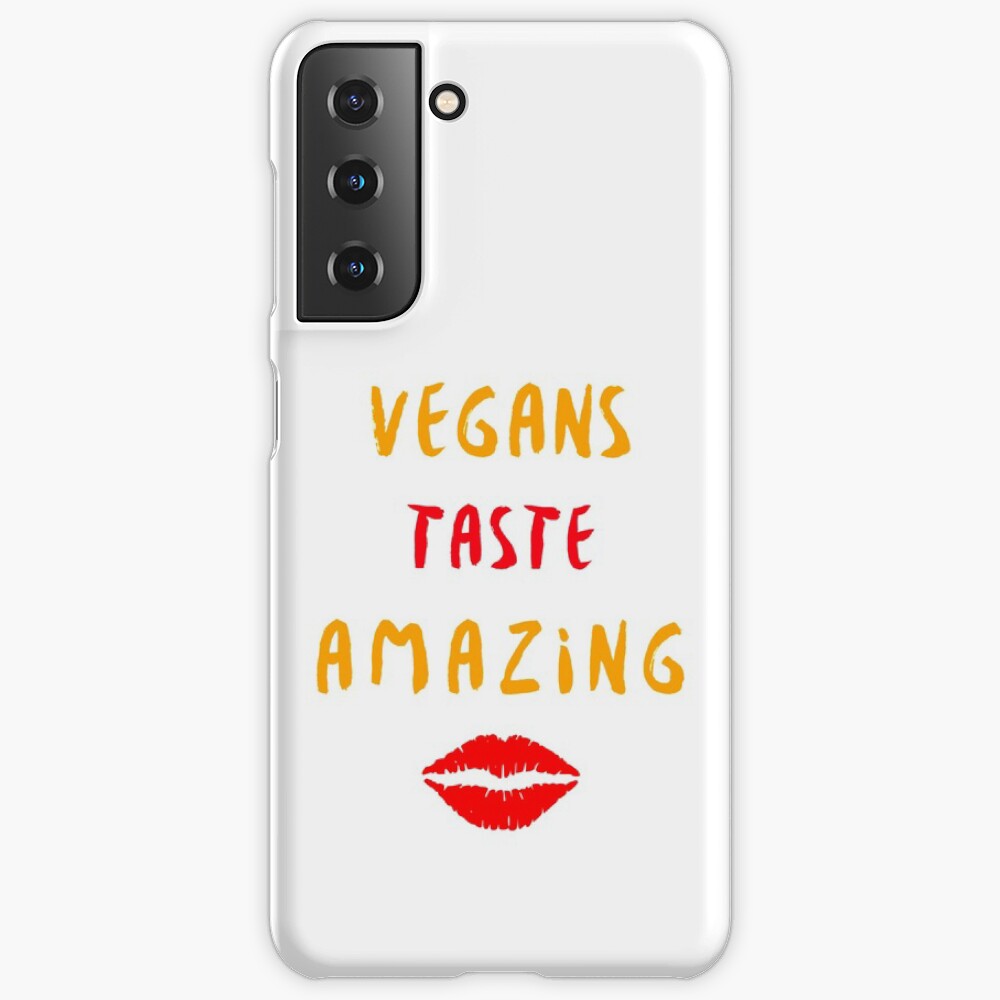 Vegans Taste Amazing with Lips Case & Skin for Samsung Galaxy