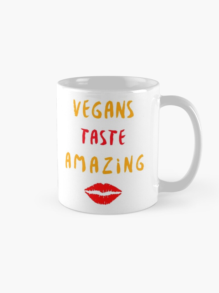 Alternate view of Vegans Taste Amazing with Lips Mug