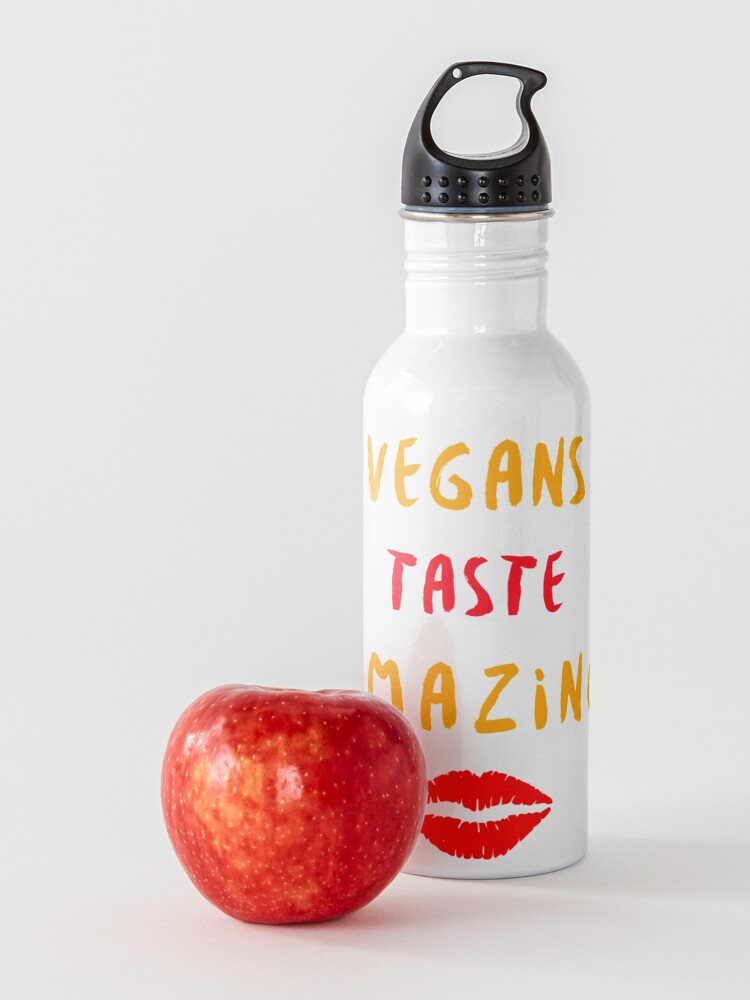Alternate view of Vegans Taste Amazing with Lips Water Bottle
