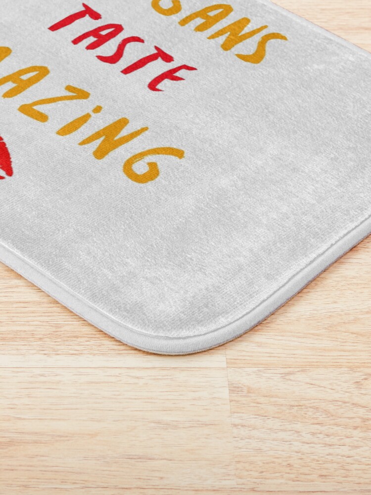 Alternate view of Vegans Taste Amazing with Lips Bath Mat