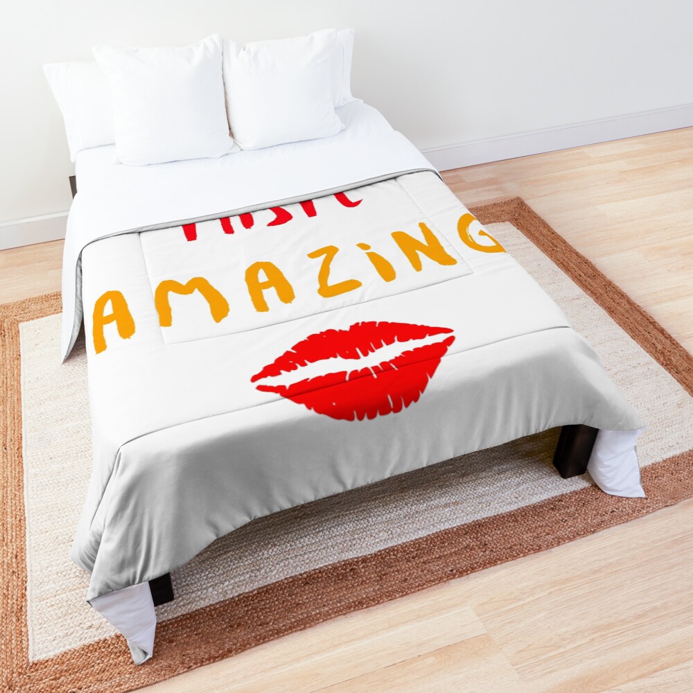 Vegans Taste Amazing with Lips Comforter