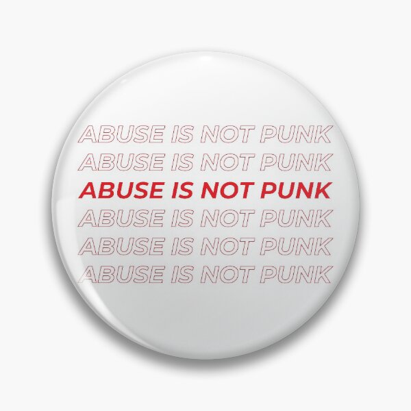 Item preview, abuse is not punk designed and sold by megancanzonieri.