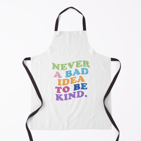 Item preview, NEVER A BAD IDEA TO BE KIND GLITTER QUOTE designed and sold by Glossypop.
