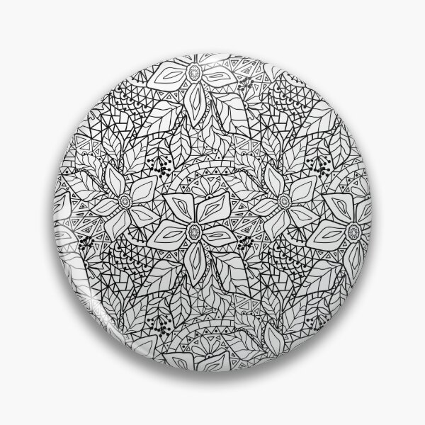 Item preview, Black and white lace pattern designed and sold by fuzzyfox.