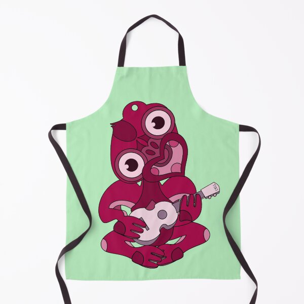 Item preview, Pink Hei Tiki with ukulele designed and sold by piedaydesigns.
