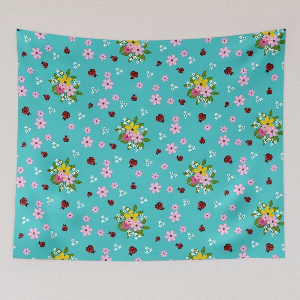 Item preview, Floral And LadyBugs designed and sold by jeannierose.
