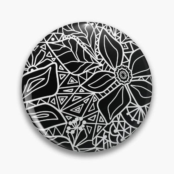 Item preview, Black and white lace pattern designed and sold by fuzzyfox.