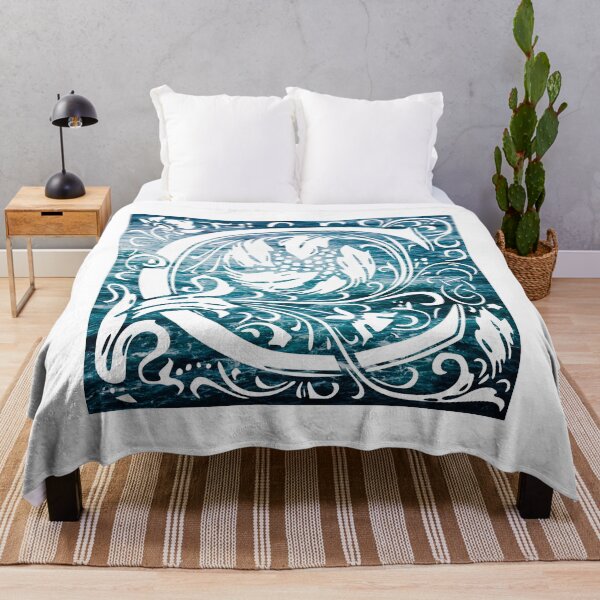 Item preview, The Letter C Ocean Waves  designed and sold by yacine12353.