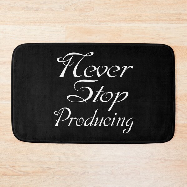 Item preview, Never Stop Producing- Motivational quote and words. designed and sold by AmazingEcraft.