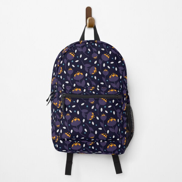 Item preview, Dark Flower Pattern - Flat Design designed and sold by Selene Villalobos.
