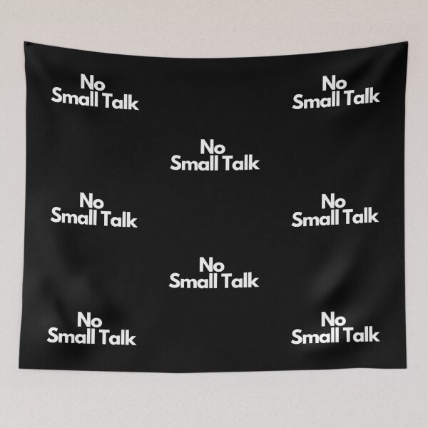 Item preview, Introvert Thoughts No Small Talk designed and sold by diverseidentity.
