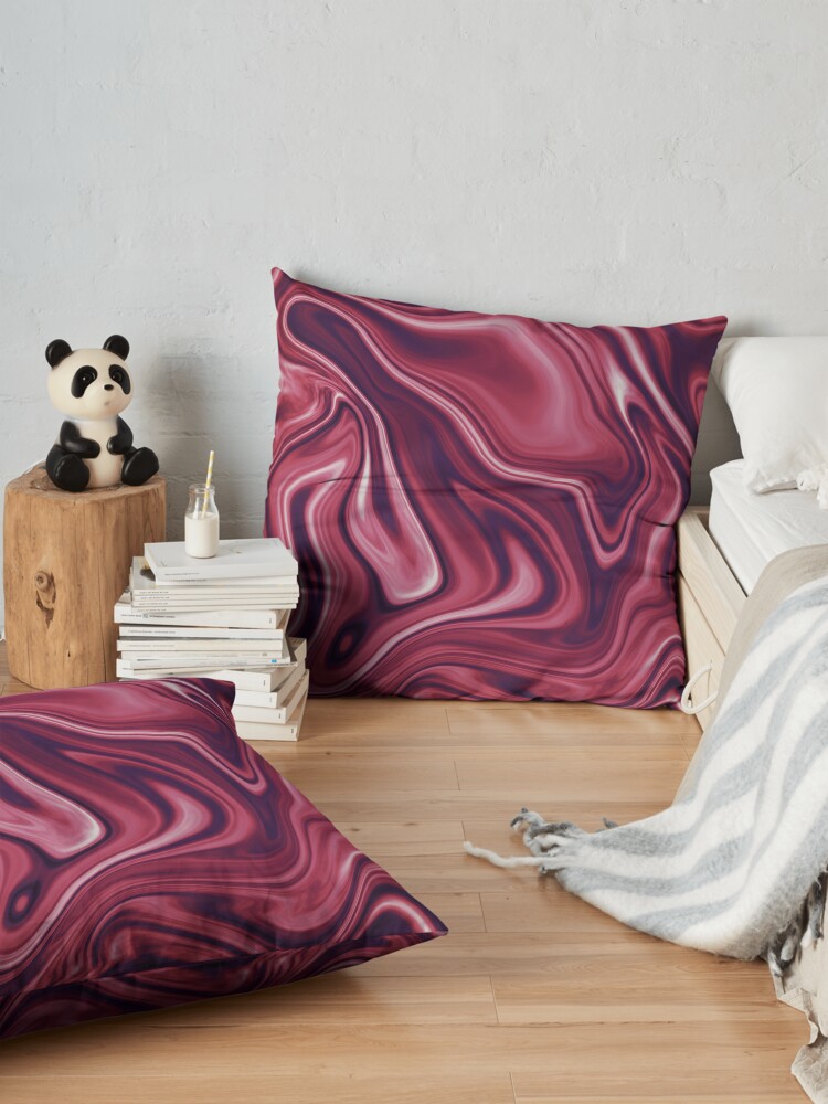 Alternate view of Liquid Fuchsia Floor Pillow