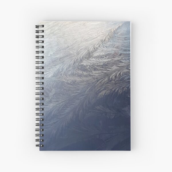 Ice Feathers Spiral Notebook