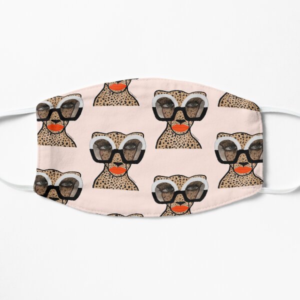 Cheetah In Shades Flat Mask