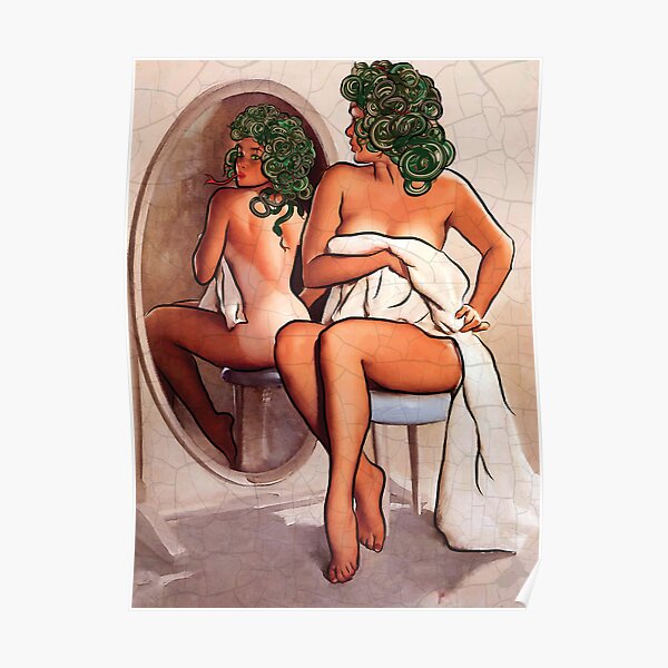 Wanna be stone? A Medusa Pinup Poster