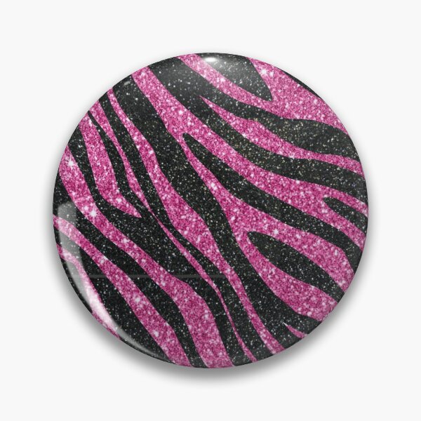 Item preview, GLITTER ZEBRA PRINT PINK designed and sold by Glossypop.