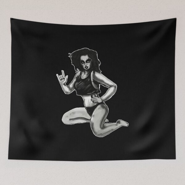 Item preview, Black Metal Pin Up Girl  designed and sold by SilentlyRob668.