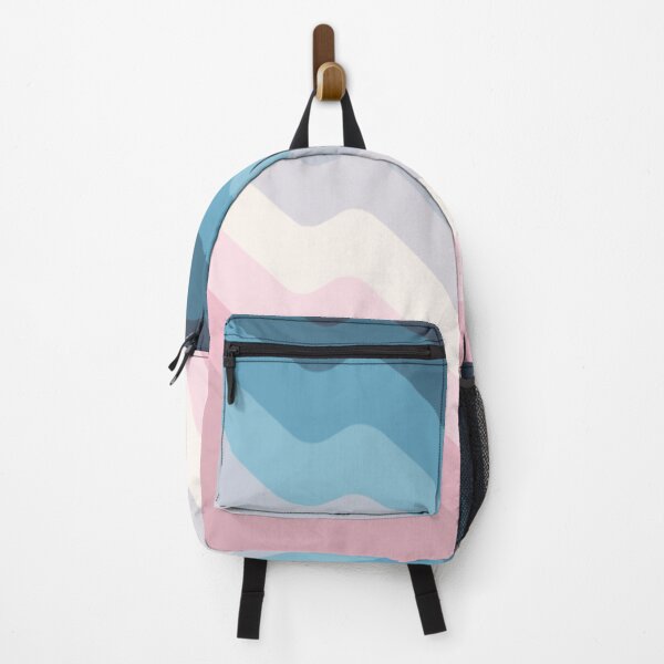 Item preview, Stripe Wavy Corners Simple Blue to Pink Gradient designed and sold by carwalker13.