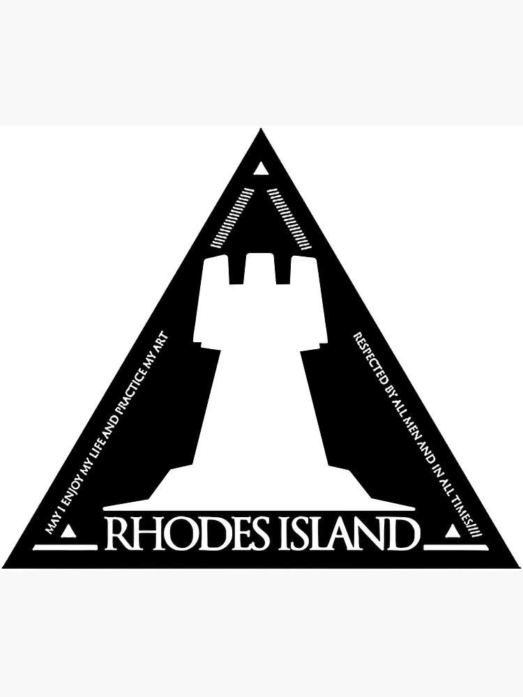 "Rhodes Island Logo | Rhodes Island Pharmaceuticals, Inc. | Arknights" Art Print for Sale by