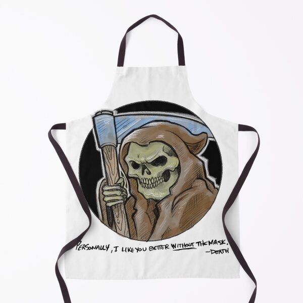 Item preview, Death Says: "Personally, I Like You Better WITHOUT The Mask." designed and sold by RevChadWells.