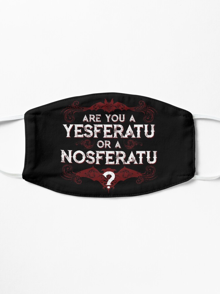 Alternate view of Are you a YESferatu or a NOsferatu? Mask