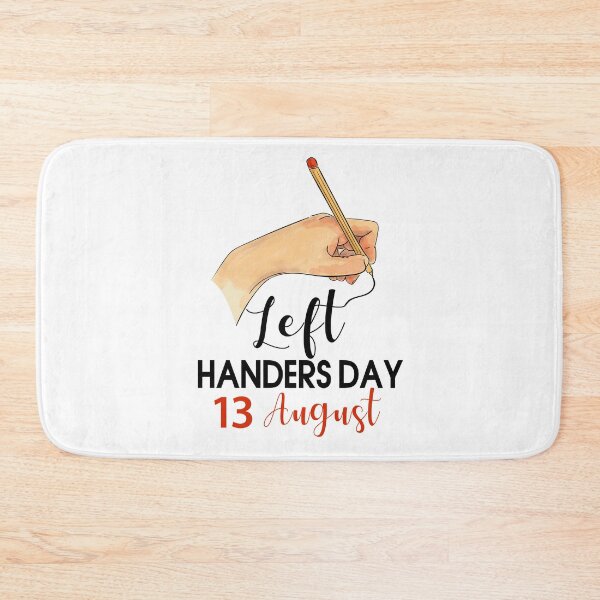 Item preview, Left Handers International Awareness Day on 13th August designed and sold by giftsbyminuet.
