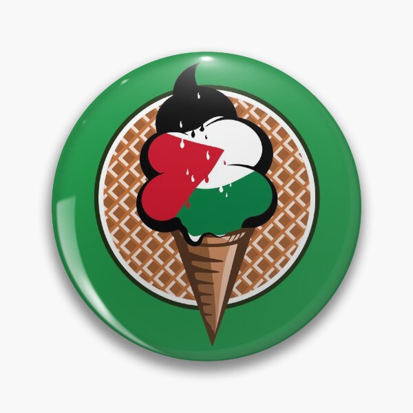 Item preview, Palestinian flag ice cream designed and sold by piedaydesigns.