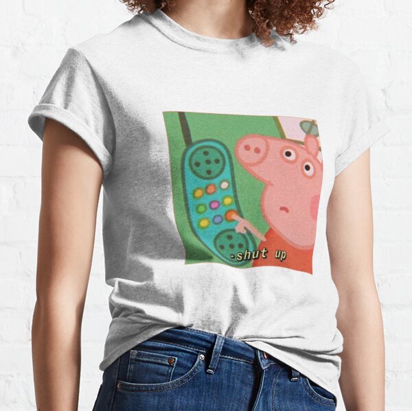 T Shirts Sur Le Theme Peppa Pig Redbubble - pouet pig roblox