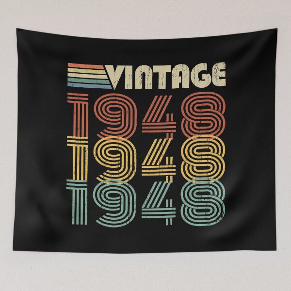 Item preview, Vintage 1948 72nd Birthday Gift 72 Years Old Born In 1948 designed and sold by Takatv.