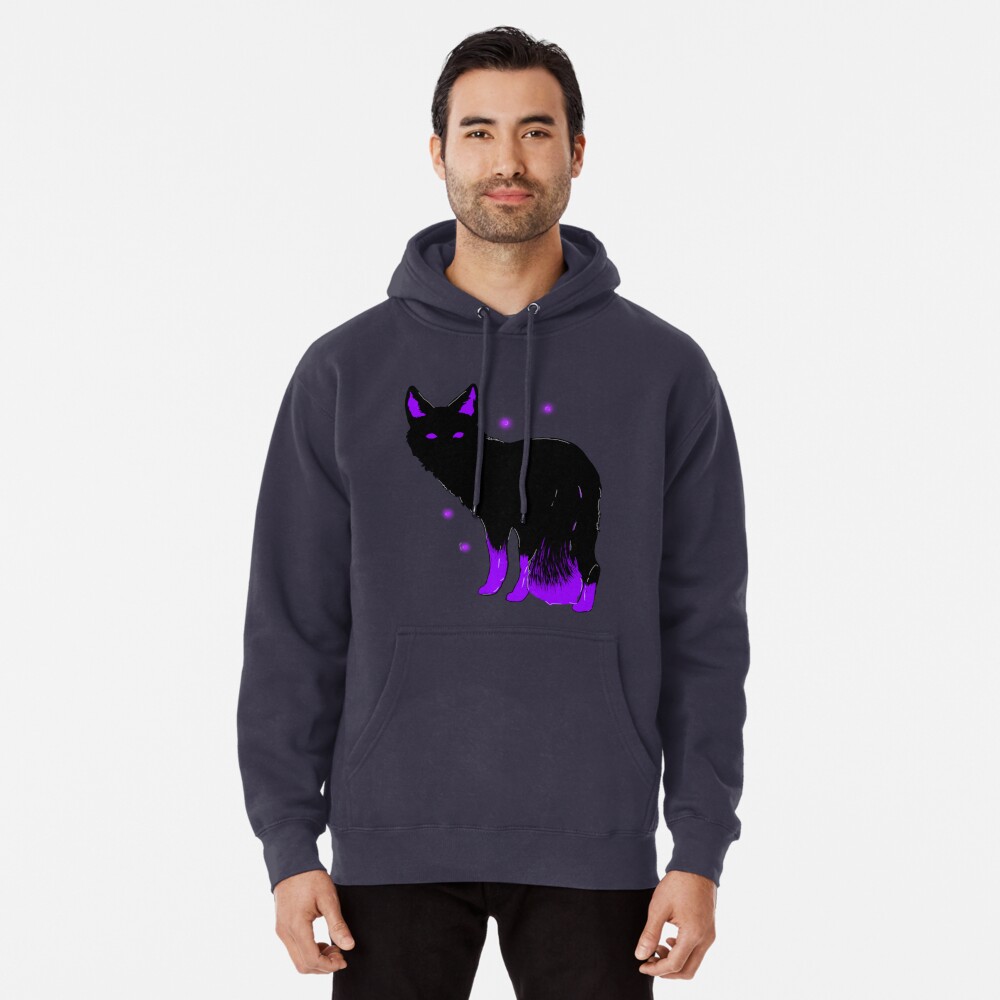 purple fox hoodie